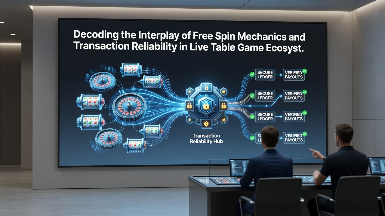 Diagram of transaction reliability pathways supporting free spin bonuses in live dealer environments